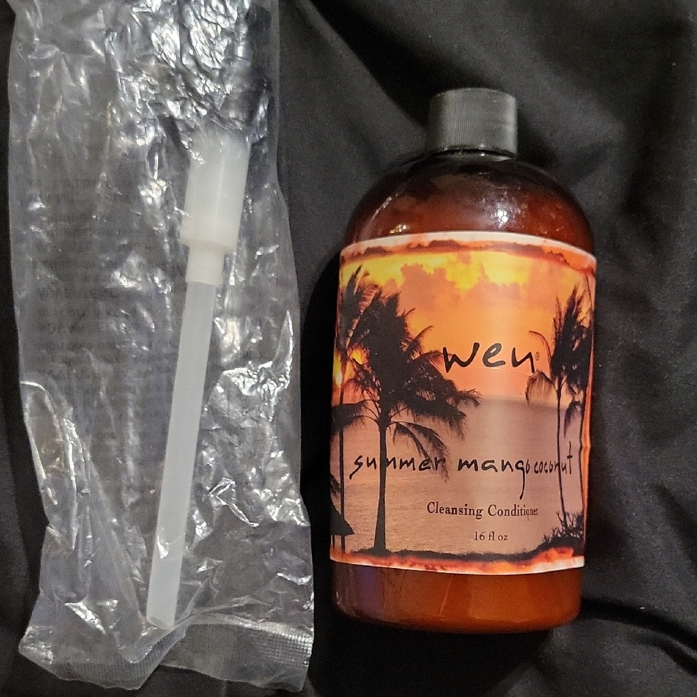 WEN Summer Mango Coconut Cleansing Conditioner with Pump 16 fl oz